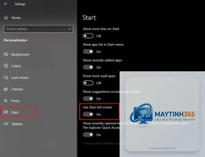 cách tối ưu trải nghiệm start menu