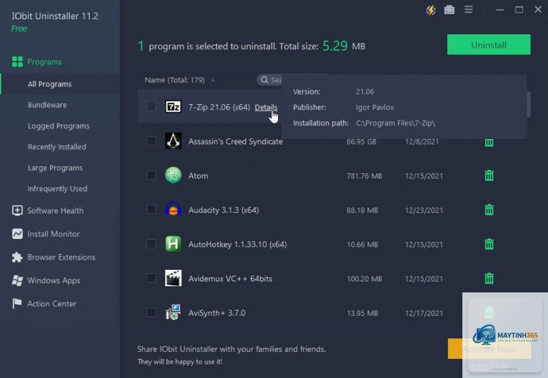 cách tối ưu uninstall settings - Hình 2