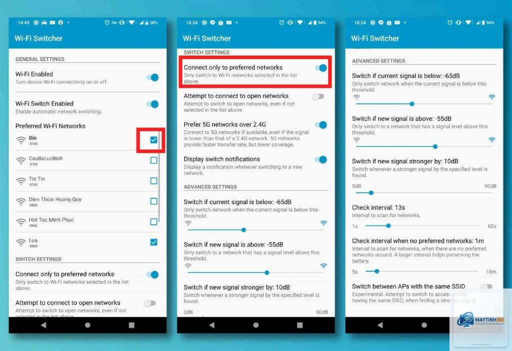 cách tối ưu wifi settings