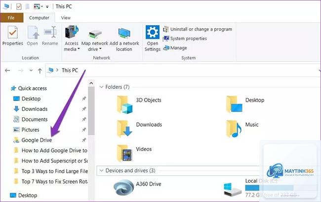 cách truy cập google drive từ file explorer - Hình 4