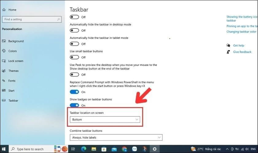 cách truy cập nhanh công cụ từ taskbar - Hình 4