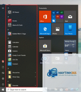 cách truy cập start menu tiện lợi