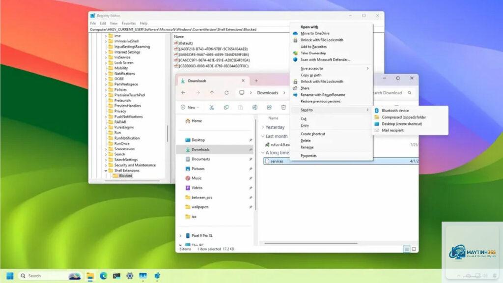 cách tùy biến file explorer bằng registry