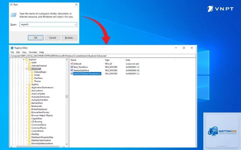 cách tùy biến taskbar bằng registry - Hình 3