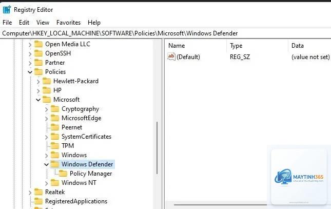 cách tùy biến windows security bằng registry - Hình 5