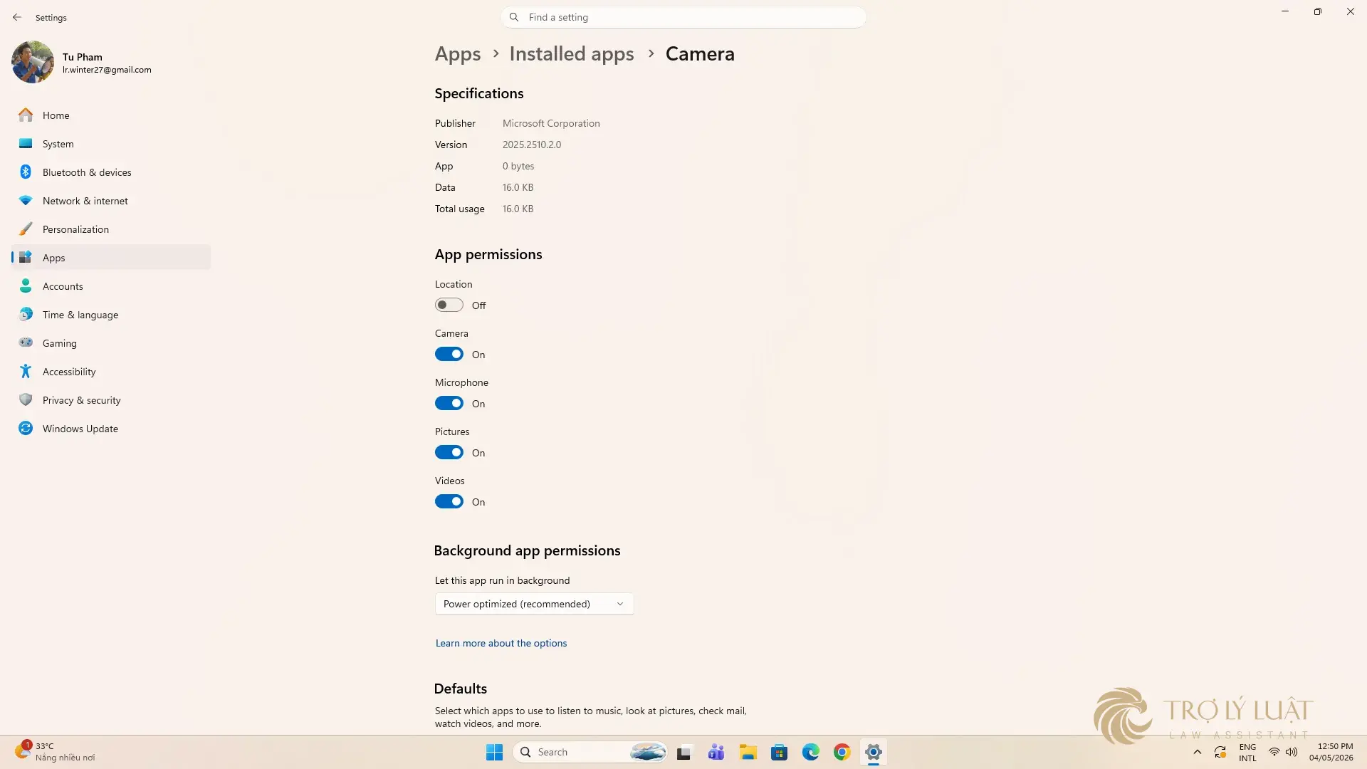 cách tùy chỉnh app permissions - Hình 2