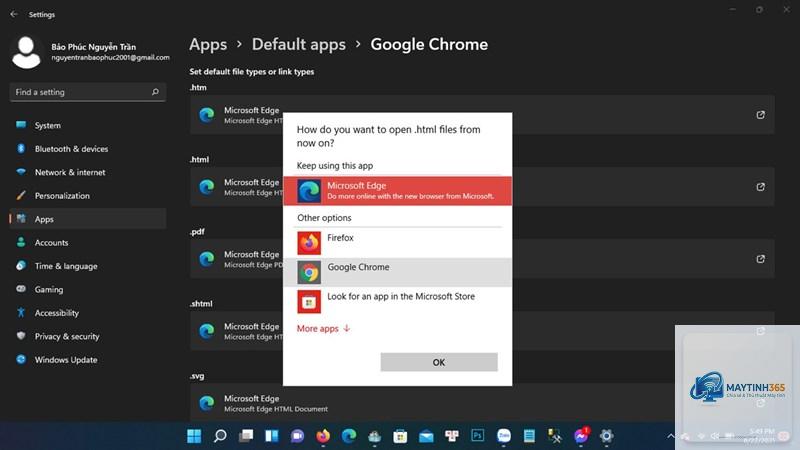 cách tùy chỉnh apps settings windows 11 - Hình 4