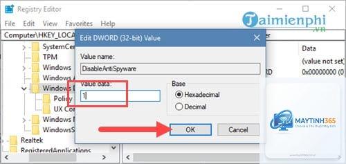 cách tùy chỉnh defender bằng registry - Hình 4