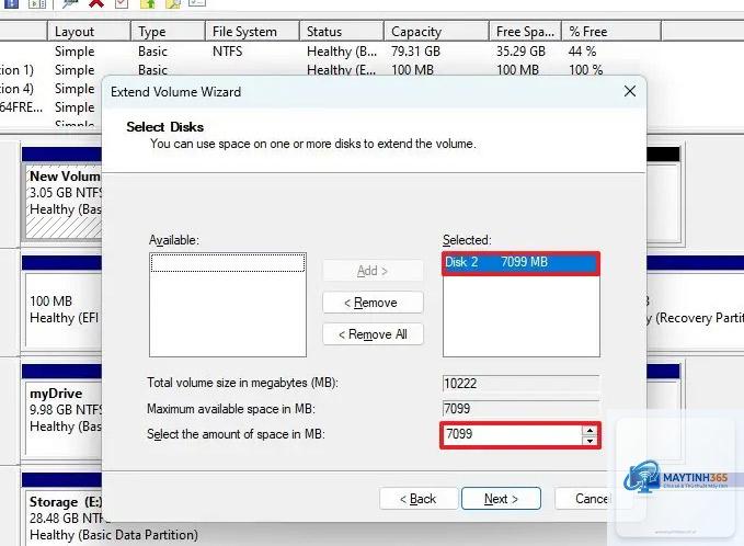 cách tùy chỉnh disk management windows 11
