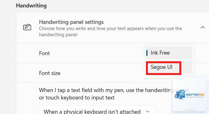 cách tùy chỉnh handwriting settings - Hình 3