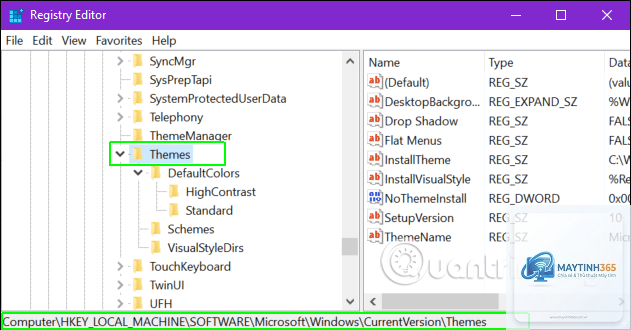 cách tùy chỉnh màu sắc windows bằng registry
