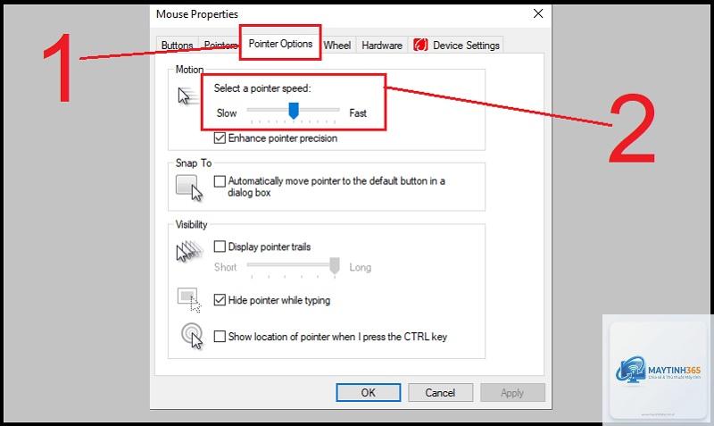 cách tùy chỉnh mouse settings - Hình 4