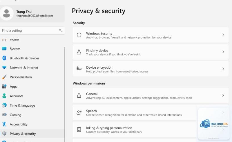 cách tùy chỉnh privacy settings windows 11 - Hình 2