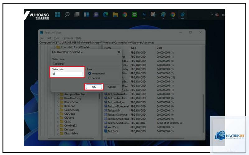 cách tùy chỉnh taskbar icons bằng registry - Hình 4