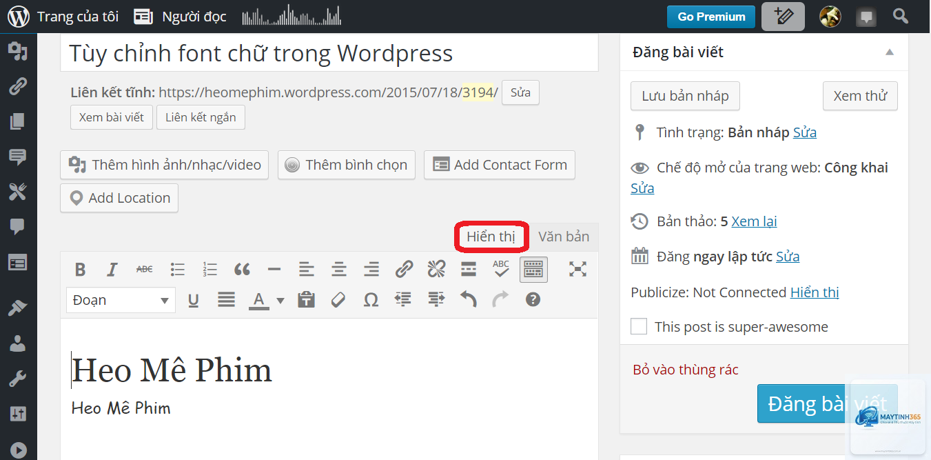 cách tùy chỉnh text size - Hình 2