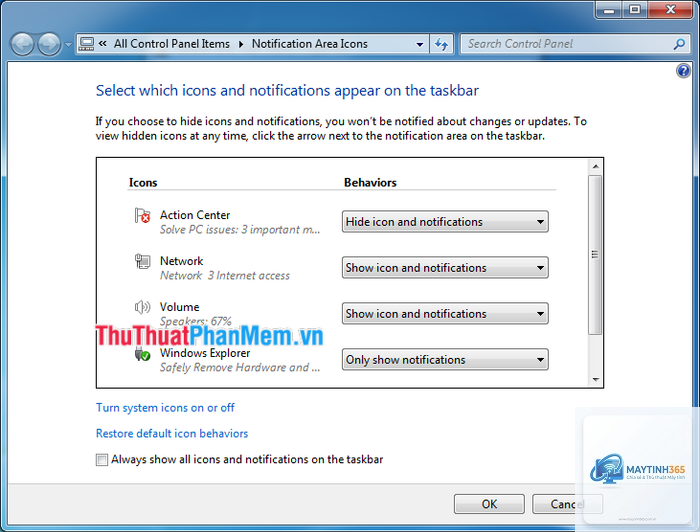 cách tùy chỉnh thông báo taskbar - Hình 4