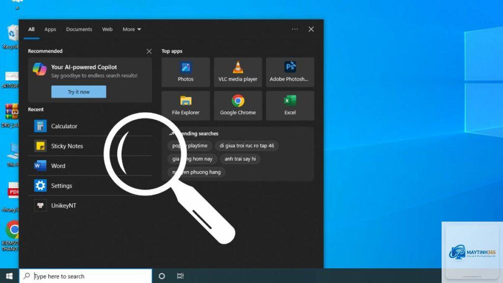 cách tùy chỉnh windows search