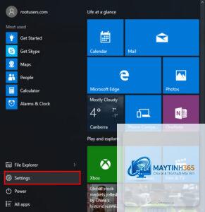 cách xây dựng start menu khoa học
