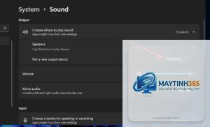 cách xem audio devices windows 11