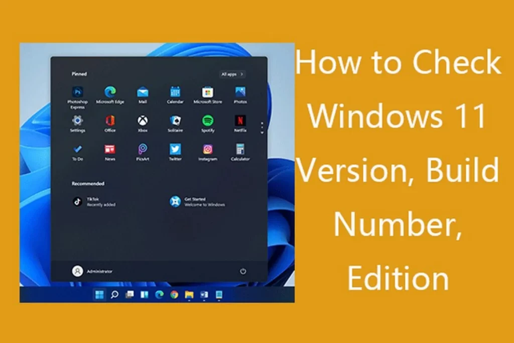 cách xem bản build windows 11