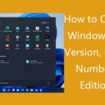 cách xem bản build windows 11
