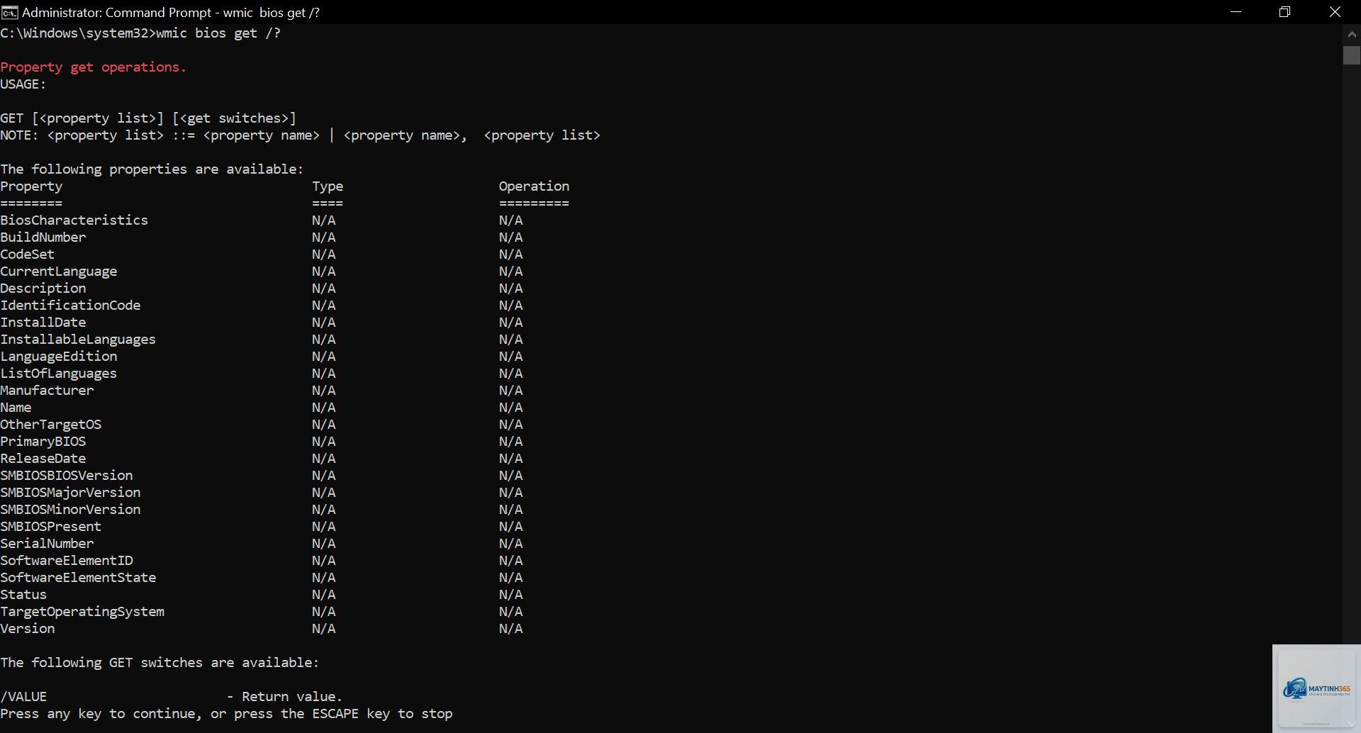 cách xem bios bằng powershell - Hình 4