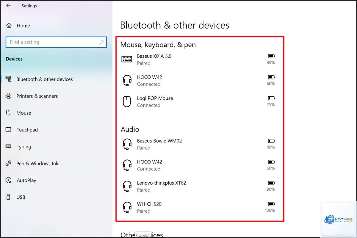 cách xem bluetooth devices windows 11 - Hình 1