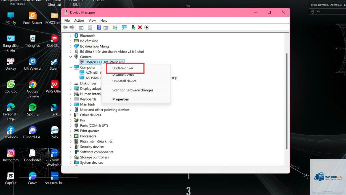 cách xem cameras trong device manager - Hình 2