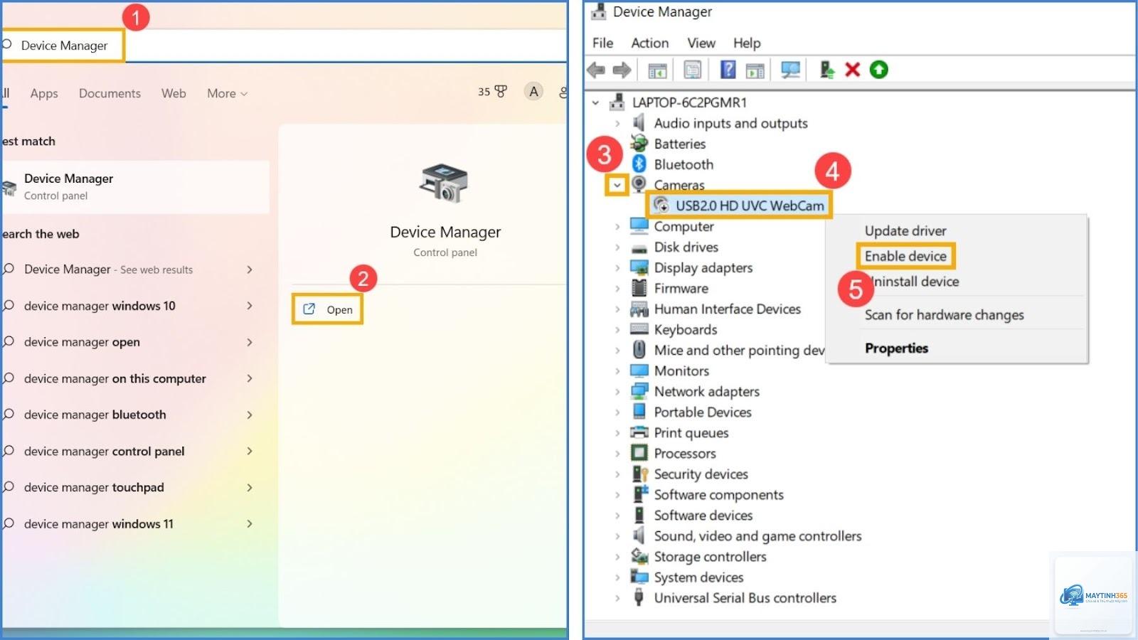 cách xem cameras trong device manager - Hình 3