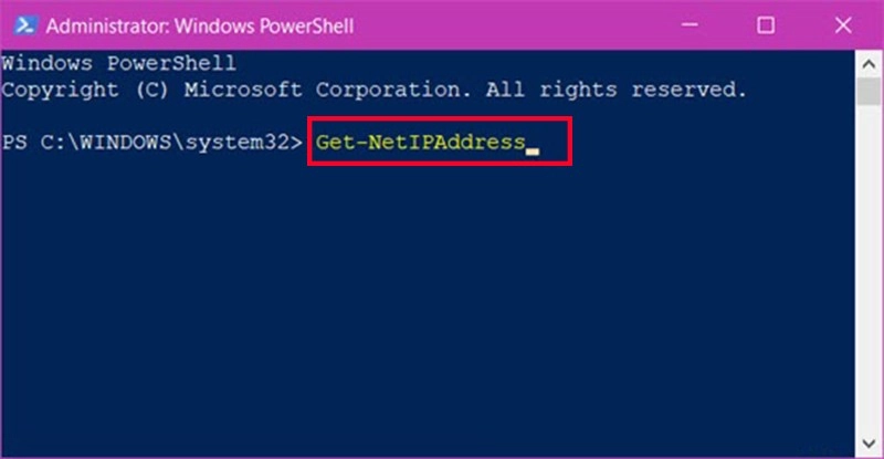 cách xem cấu hình mạng bằng powershell - Hình 4