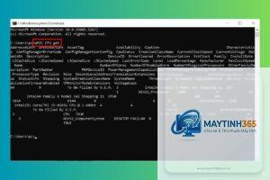 cách xem cpu bằng cmd