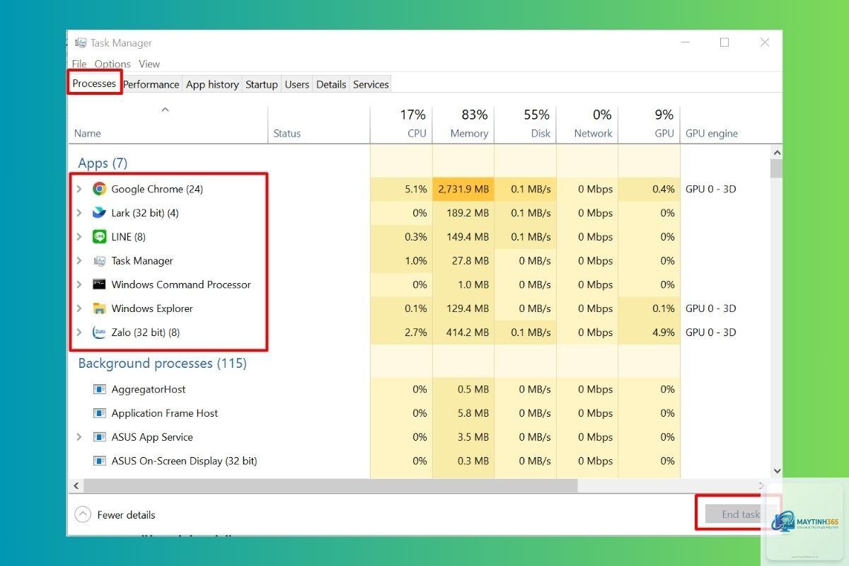 cách xem cpu trong task manager - Hình 4