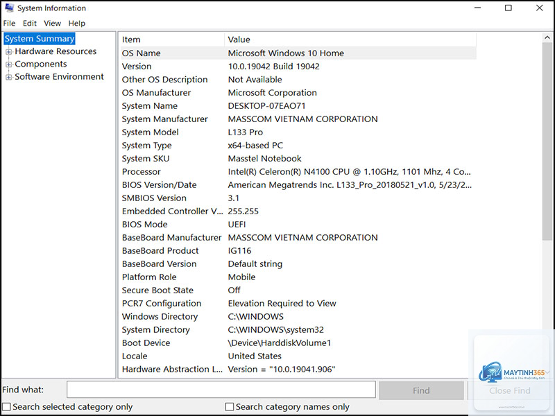 cách xem device details