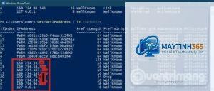 cách xem địa chỉ ip bằng powershell