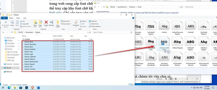 cách xem font đã cài đặt - Hình 3