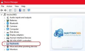 cách xem keyboards trong device manager