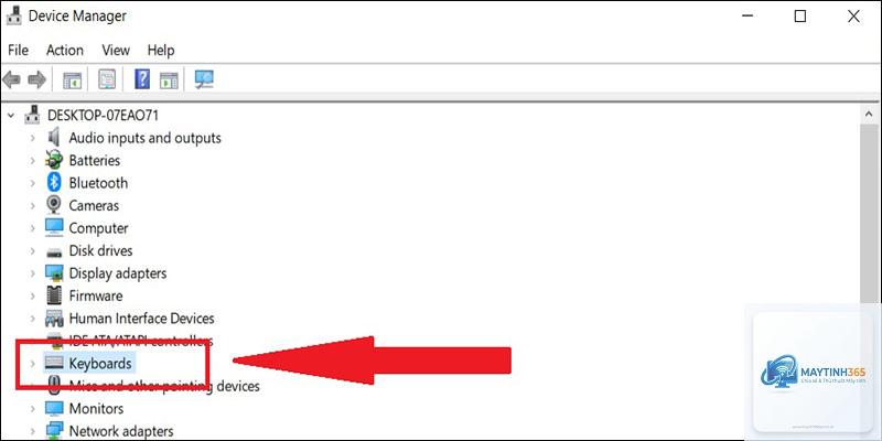 cách xem keyboards trong device manager - Hình 4