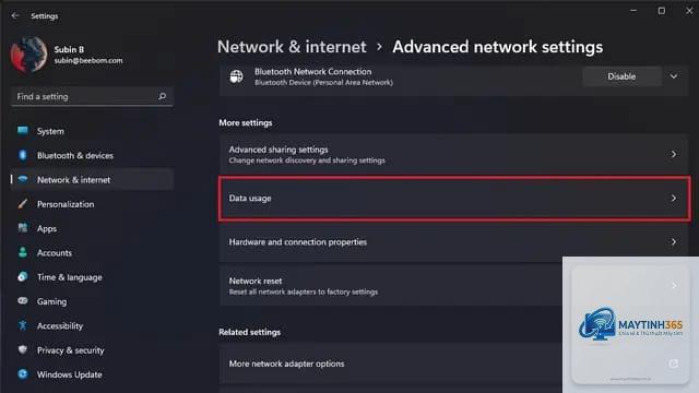 cách xem mức sử dụng dữ liệu windows 11 - Hình 5
