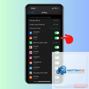cách xem mức sử dụng mạng theo ứng dụng