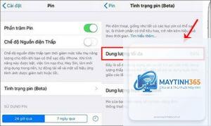 cách xem mức sử dụng pin