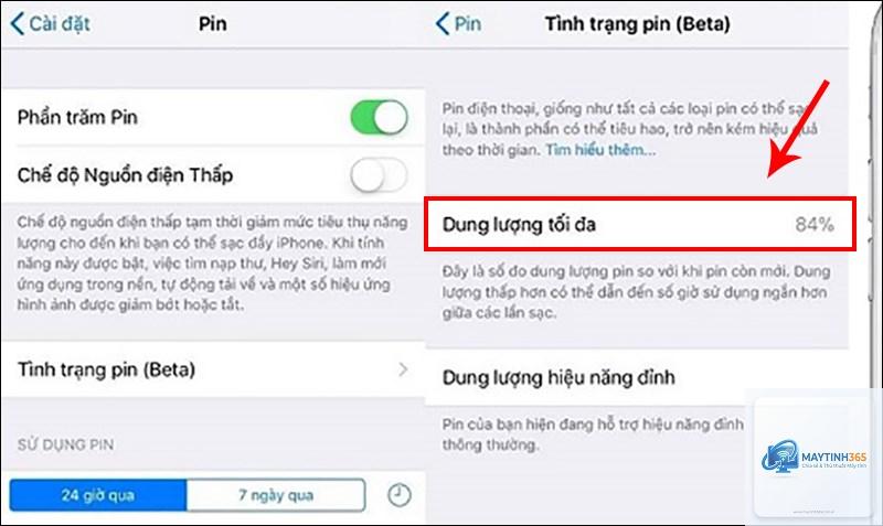 cách xem mức sử dụng pin
