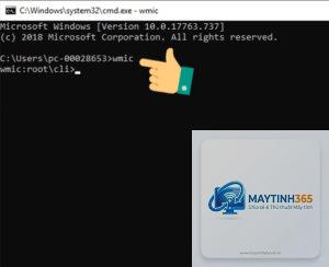 cách xem ổ cứng bằng cmd