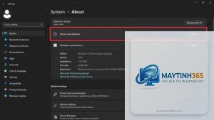 cách xem phần cứng máy tính windows 11