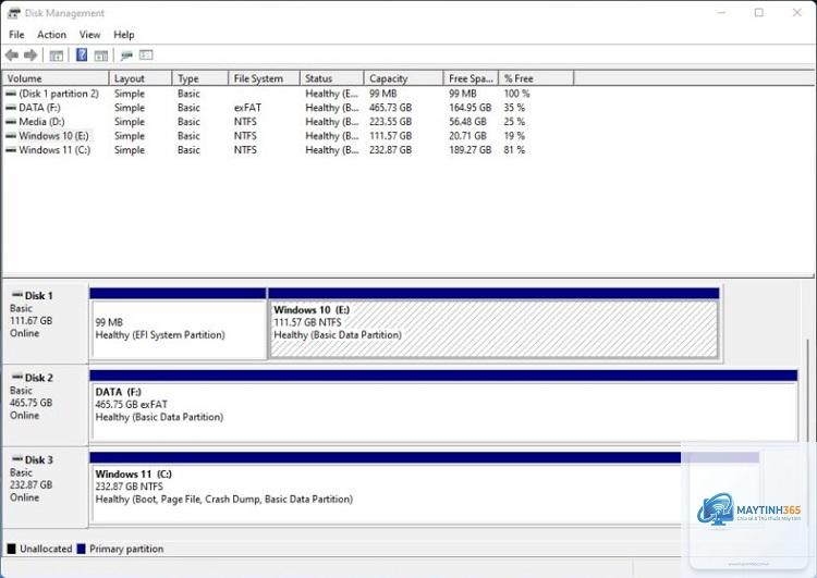 cách xem phân vùng ổ cứng windows 11 - Hình 5