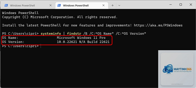 cách xem phiên bản windows bằng cmd - Hình 3
