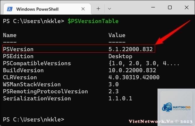 cách xem phiên bản windows bằng powershell - Hình 5