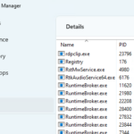 cách xem process id windows 11