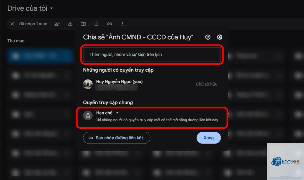 cách xem quyền truy cập file