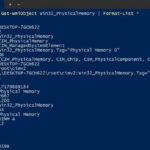 cách xem ram bằng powershell
