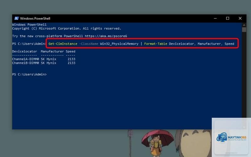 cách xem ram bằng powershell - Hình 4